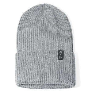 Merino Mutze – Grau Melange