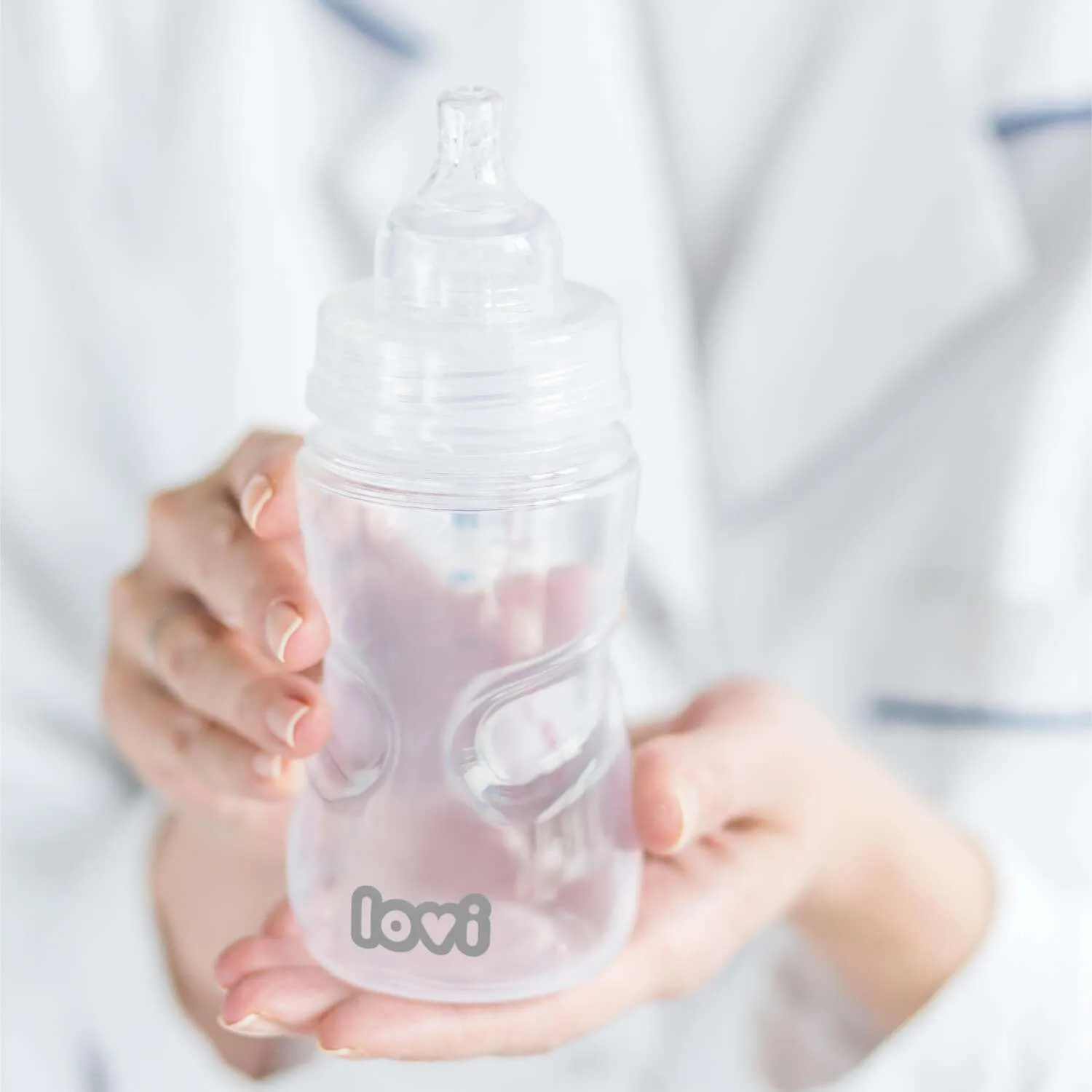 LOVI 150-ml-Fläschchen Lovi Medical+ mit Sauger für Babys von 0 bis 3 Monaten (+ GRATIS Schnuller) – Bild 4